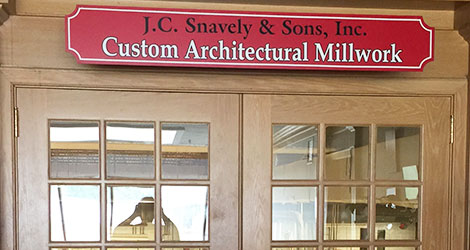 J.C. Snavely Architectural Millwork Division